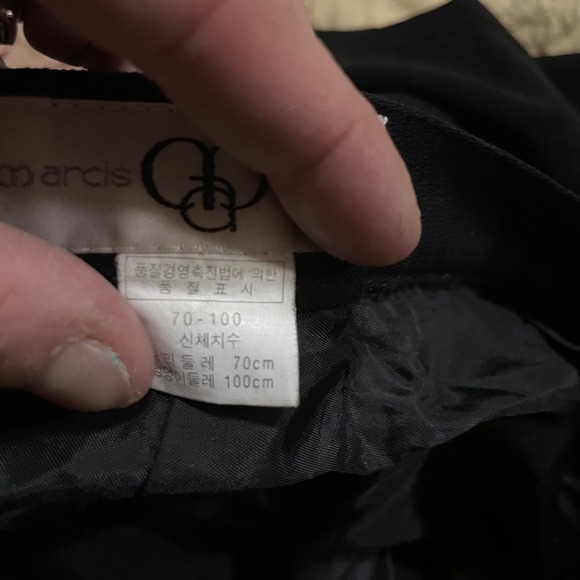 Marcis Black Wide Leg Dress Pants Women's Size 70-100 28 x 31 - Picture 4 of 6